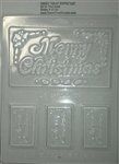 Merry Christmas Card Mold - Il734
