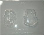 Santa Face Candy Pour Box Mold  - Il1415