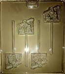 Nativity Scene Sucker Mold - Mm2128