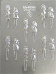 Bride & Groom Chocopicks Mold (90-P8114)