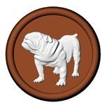 Bulldog On 2-1/2" Round Mold (90-12983)