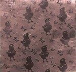 3"X3" Pink Chicks Foil Wrappers - 125 Pack (89-1334)