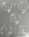 Cartoon Dog Round Mold (90-12984)