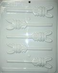 Bunny With Hat Sucker Hard Candy Mold (8H-2289)