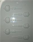 Silly Pumpkin Sucker Hard Candy Mold (8H-3211)