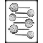 Jack O Lantern Sucker Hard Candy Mold (8H-3239)