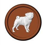 Pug On 2-1/2" Round Mold (90-12993)