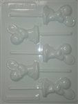 Ghost With Pumpkin Sucker Hard Candy Mold (8H-3278)