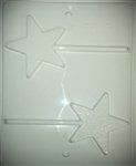 3-1/2" Textured Star Hard Candy Mold (8H-4252)