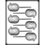 Santa Face Sucker Hard Candy Mold (8H-4278)