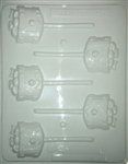 Drum With Face Sucker Hard Candy Mold (8H-4932)