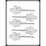 2-3/4" Fleur De Lis Hard Candy Mold (8H-5230)