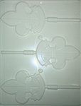 3-3/4" Fleur De Lis Hard Candy Mold (8H-5232)