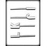 I-J-K-L Sucker Hard Candy Mold (8H-14282)