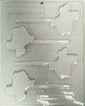 Texas Sucker Hard Candy Mold (8H-14960)