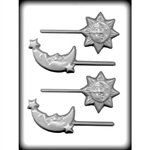 Sun & Moon Sucker Hard Candy Mold (8H-15921)