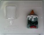 3D Candle With Holly Mold - Ccc041