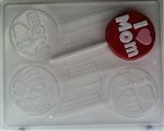 I Heart Mom Sucker Mold (Ccm007)