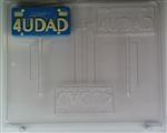 4 U Dad License Plate Sucker Mold - Ccf005