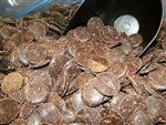 Blommer Dark Chocolate Flavored Melts - One Pound Bag