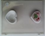Heart Pour Box With Roses Mold - Ccv062