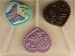 Butterfly Heart Sucker Mold - Ccv209