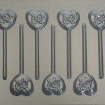 Double Ring Heart Sucker Mold - Caw251