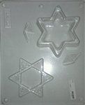 Star Of David Pour Box Mold - Car163