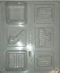 Jewish Assortment Pour Box Mold - Car152