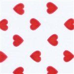 Small Red Hearts Cello Treat Bag - 20 Pack