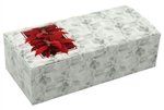 One Pound Poinsettia Candy Boxes - 5 Pack