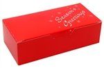 One Pound Red Seasons Greetings Candy Boxes - 5 Pack