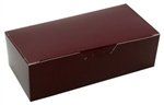 One Pound Burgundy Candy Boxes - 5 Pack