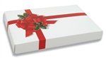One Pound Ribbon 'N Holly Candy Boxes - 5 Pack
