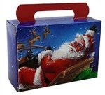 Half Pound Here Comes Santa Candy Box Tote - 5 Pack