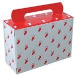 Half Pound Stockings Candy Box Tote - 5 Pack