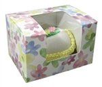 One Pound Watercolor Daisy Egg Candy Box - 5 Pack