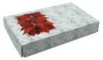 Half Pound Poinsettia Candy Boxes - 5 Pack