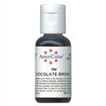 Chocolate Brown Soft Gel Paste - Americolor 104