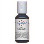 Burgundy Soft Gel Paste - Americolor 118
