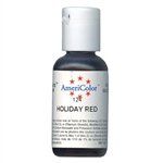 Holiday Red Soft Gel Paste - Americolor 124