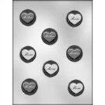 1-1/2" Mother Heart Mint Chocolate Mold (90-13712)
