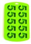 Number 5 Flexible Silicone Mold