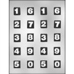 1"' Square Number Mint Mold (90-14229)