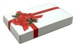 Half Pound Ribbon 'N Holly Candy Boxes - 5 Pack