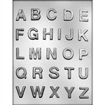 1" Alphabet Letters Chocolate  Mold (90-14242)