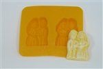 Bride & Groom Flexible Silicone Mold - Cm179
