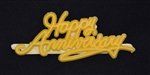 Small Happy Anniversary Cake Imprinter (I-3)