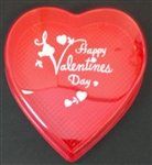 6" Half Pound Red Heart Candy Box
