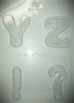 2-3/4" Letters and Symbols Y-Z-!-? MOLD (90-14264)